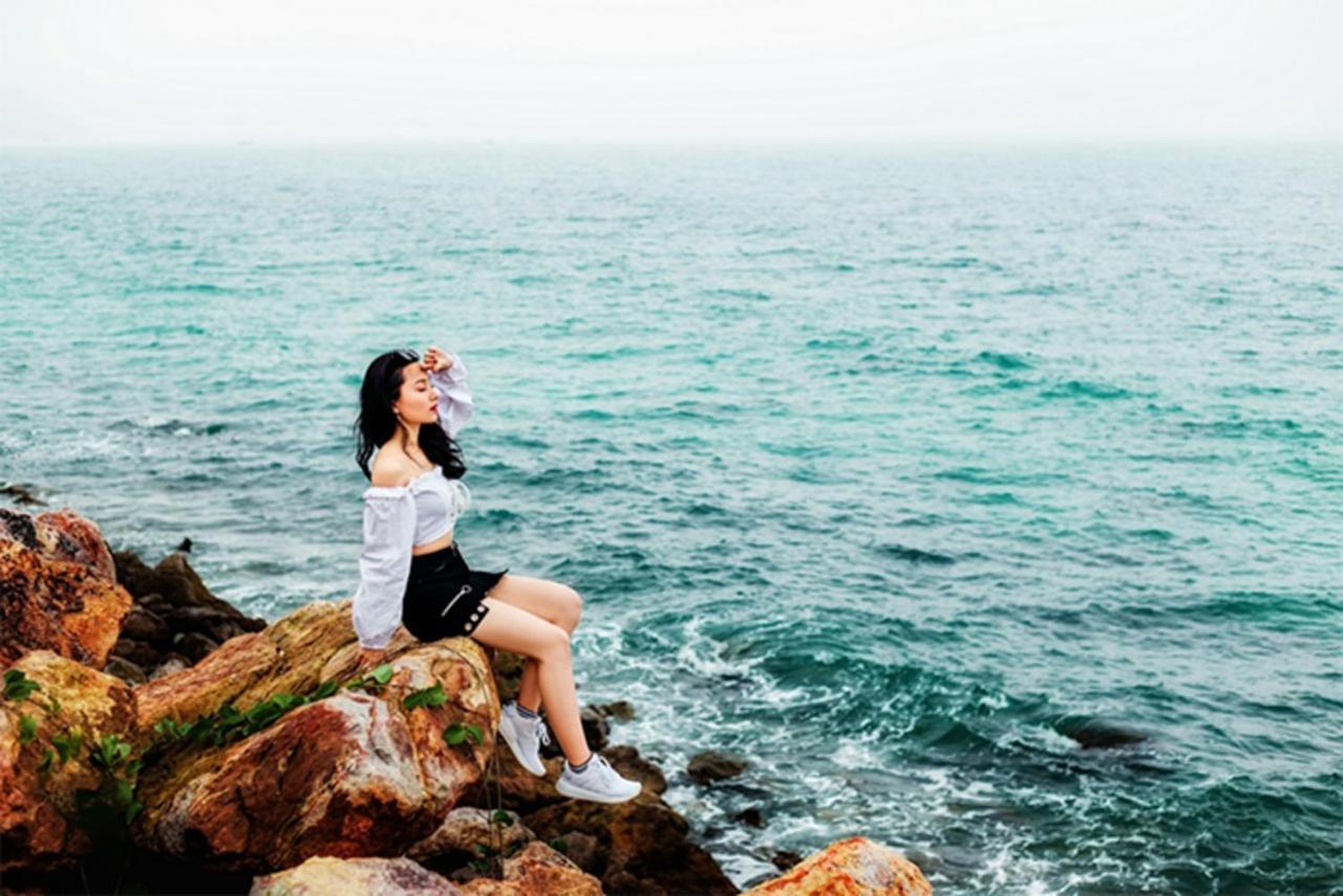 Bich Ngoc Hotel Quan Lan Lang Lieu Buitenkant foto